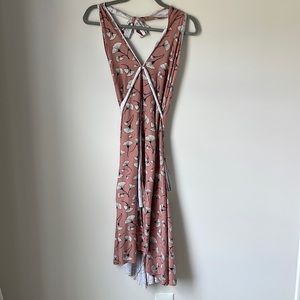 Halter Style Labor and Delivery (birth) Gown with tie openings at front and back